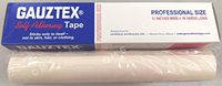 GAUZTEX GUARDTEX Self-Adhering Tape Rolls Sport Golf Grip Safety Finger Toe Wrap 3/4"x10Yds 16/BX White 31007