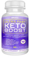 Ultra Fast Keto Boost Keto Diet Pills - Advanced Weight Loss Formula & Appetite suppressant Supplement - Advanced exogeneous Ketones Fat Burner to Boost Metabolism