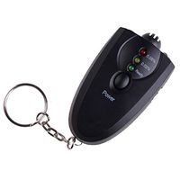 Mini Alcohol Breathalyzer with Flashlight and Key Chain