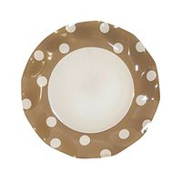Sophistiplate Gold Polka Dot Paper Dinner Plates - 20pk for Holidays, Parties, Showers, Special Entertaining! Made in Italy