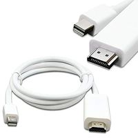 Free Mini Display Port to HDMI Adapter Cable compatible with Lenovo ThinkPad HP Envy B2G1