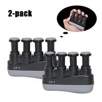 Guitar Finger Trainer,Guitar Beginner Exercier Finger - Piston System Improve Dexterity and Strength in Fingers, Hands, Forearms,(2PCS)