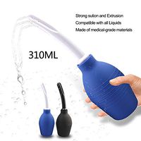 310ml Rectal Syringe Premium Silicone Enema Anal Clean Vaginal Douche Colon Cleaning System Personal Hygiene Care Cleansers Unisex