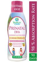 MAX Potency Liquid Prenatal DHA Supplement w/ 1144mg Omega-3 Fish Oil, 550mg EPA, 510mg DHA - Plus Vitamin A & Vitamin D for Healthy Brain & Fetal Development in Pregnant & Lactating Women - 90 Serv