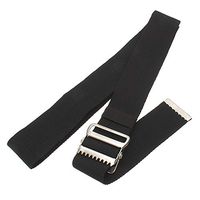 AsaTechmed Walking Gait Belt with Metal Buckle and Belt Loop Holder, Patient Transfer Belt - Mobility Aid for Caregivers, Nurses, Home Health Aides, Physical Therapists - Many Colors - 60" (Black)