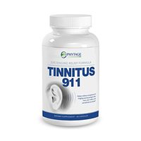 Tinnitus 911 - Phytage Labs (Official - 60 Capsules) - Tinnitus Relief Supplement – Natural Stop Tinnitus Solution - Relieves Ear Ringing, Buzzing, Clicking