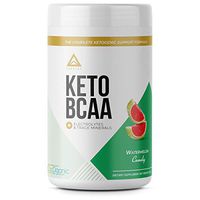 Keto BCAA: with Electrolytes, Trace Minerals, EAAs, B-Vitamins | Keto Support, Lean Muscle Recovery and Hydration | Watermelon Candy (100% Natural Flavors)