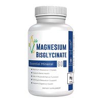 AlcheVita Magnesium BisGlycinate Chelate (200mg) – High Absorption chelate and Essential Mineral – Supports Relaxation, Muscle Cramps, Bone Health, Tension and Stress Relief in Easy Digestion Formula
