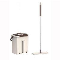 SSN 360° Rotating mop Free Hand Washing Fast Dehydration mop Wet and Dry Cleaning Flat mop Household Wood Floor Tile Wall Brick Cement Surface mop