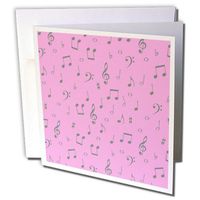 3dRose Music - Greeting Cards, 6 x 6 inches, set of 12 (gc_11104_2)