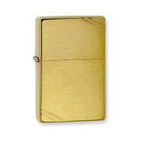 Zippo Vintage Brushed Brass Lighter