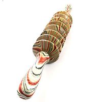 Solid Wooden Roller Massage Stick Therapy Relaxation Soothes for Relieve Muscle Soreness, Cramps, and Lactic Acid Buildup Remover Relief Fat Blast Myofascial Release (Style 1)