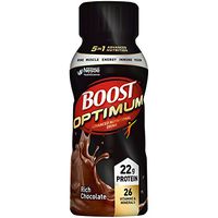 Boost Optimum Advanced Nutritional Drink, Rich Chocolate, 8 fl oz bottle, 16 Pack
