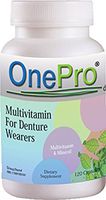 Justi OnePro Multivitamin Dietary Supplement for Denture Wearers