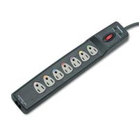 Fellowes 99111 Power Guard Surge Protector, 7 Outlets, 12 ft Cord, 1600 Joules, Gray