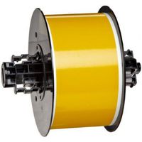 Brady - B30C-2250-595-YL - Brady B30C-2250-595-YL Yellow Vinyl Continuous Thermal Transfer Printer Label Roll - Indoor/Outdoor - 2.25 in Width - 100 ft Length - B-595