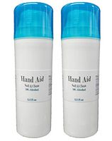 2x Hand Aid 70% Alcohol 5oz Soft & Clean USA Made