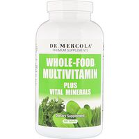 Dr. Mercola Premium Products Whole Food Multivitamin Plus Vital Minerals Tablets, 240 Count