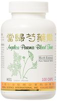 Angelica Peony Blood Tonic Dietary Supplement 500mg 100 Capsules (Dang GUI Shao Yao San) H01 100% Natural Herbs