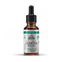 Alfalfa Tincture, Organic Alfalfa Extract (Medicago Sativa) Dried Leaf, Antioxidant Extract for Immune Support, Non-GMO in Cold-Pressed Organic Vegetable Glycerin 4 oz, 670 mg