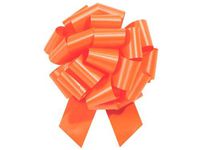 Pull String Bows 5 Inch 20 Loops Orange Pkg/10