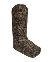 My Recovers Walking Boot Cover for Fracture Boot, Spandex Cover in Cheetah Print, Tall Boot, Made in USA, Orthopedic Accessories (MD)