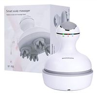 Electric Scalp Head Massager, Haofy IPX7 Waterproof Handheld Massager 4 Heads with 84 Nodes for Stimulating Hair Growth, Deep Clean and Stress Release