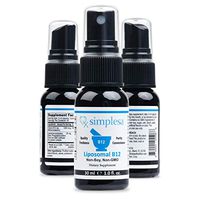 SIMPLESA NUTRITION – Highest Potency Liposomal B12 Methylcobalamine, Maximum Vitamin B12 Absorption, Instantly Boost Energy Levels and Speed-Up Metabolism, Non-Soy, Non-GMO. 1.0 FL OZ