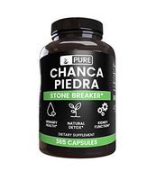 Natural Chanca Piedra (Stone Breaker) 365 Capsules, 680mg Serving, Pure & Potent Quality, No Fillers & No Additives, Herbal Supplement for Kidney & Gallbladder Health, Unmatched Value by Pure