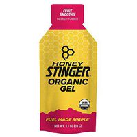 Honey Stinger Organic Energy Gel, Fruit Smoothie, Sports Nutrition, 1.1 Ounce (Pack of 24)