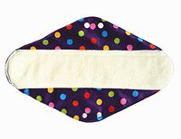 14 Inch Overnight Bamboo Mama Cloth/ Menstrual Pads/ Reusable Sanitary Pads (Dot)