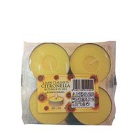 4 x PRICES CANDLES MAXI TEALIGHTS CITRONELLA - 15HR by Prices