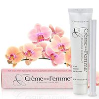 Crème De La Femme 1-Pack, Vaginal Dryness Cream Created by a Woman Doctor, Natural Menopause Dryness Remedy, Feminine Moisturizer and Lubricant, Free Applicator Included