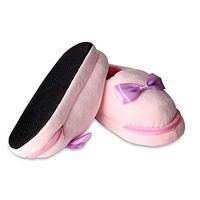 Electronic Foot Warmer Warm Feet Treasure Heating Shoes Cartoon Plush Bedroom Office Hiking Student Electric Heating Warming Slippers Heated Slippers Warming Foot Massager for Women Girls (Pink)