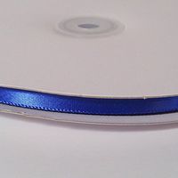 Christmas Gift Wrapping Ribbon (Single-Faced Satin, 3/8-inch x 100-yard, Royal Blue)