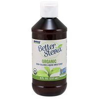 NOW Foods, Certified Organic BetterStevia Liquid, Zero-Calorie Liquid Sweetener, Low Glycemic Impact, Certified Non-GMO, 8-Ounce
