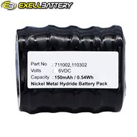 6V 150mAh Replacement Battery For BAXTER 100DKO 8426 UGLY 8 BIOHIT ePET Proline