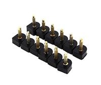 6 Pairs Lady Women Non-Slip Heel Cap Shoe Replacement Heel Tip Replacement Dowels Shoe Repair Tip High Heel Cap Protectors(Black 8mm x 8mm)