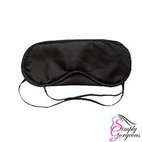 Simply Gorgeous Black Luxury Sleep Sleeping Eye Mask Blindfold - X 5