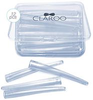 Claroo Enema Nozzle Tips Kit (Box of 12) - BPA & Phthalates Free - Premium Replacement Accessories - Soft, Super Comfortable and Flexible, PVC