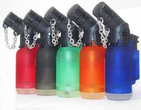 200 Pack 45 Degree Angle Jet Flame Butane Torch Lighter Refillable Windproof