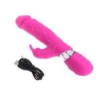 Huilier Multispeed Waterproof Rabbbbit Vinrator USB Rechargeable Massagers Vibrador with Clítoris Stimulation Sexy Toystory for Couple
