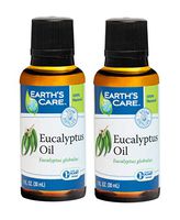 Earth's Care Pure Eucalyptus Essential Oil, Steam-Distilled, Bottled in USA 1 FL OZ (2 Bottles)