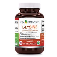 Vita Essentials L-lysine 500 Mg Capsules, 250 Count