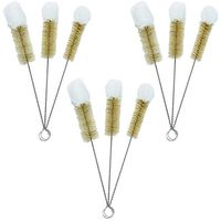 Huji Stainless Steel Multi-Purpose Cleaning Soft Tip Brushes (Set of 9)