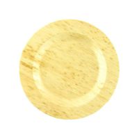 BambooMN 5.9" Premium Bamboo Leaf Round Dinner Plates, All Natural Disposable Compostable for Catering and Home Use, 100 Pieces