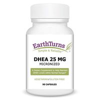 EarthTurns Dhea 25 Mg (Mirconized) Adrenal Support Supplement - 90 Capsules