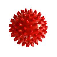Massage Balls Trigger Point Therapy Yoga Foot Massage Muscle Relaxation PVC Shaft Foot Massage Roller Plantar Ball (Red)