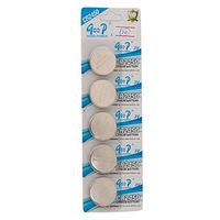 Rosequartz 5Pcs GODP CR2450 3V Button Cell Lithium Batteries Silver