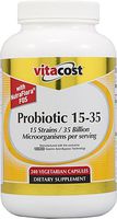 Vitacost Probiotic 15-35 - 35 Billion CFU** -- 240 Vegetarian Capsules by Vitacost Brand